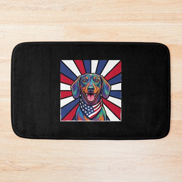 Item preview, Dachshund 4th of July Dog – Patriotic USA Puppy Gift designed and sold by The Real Life Symphony.
