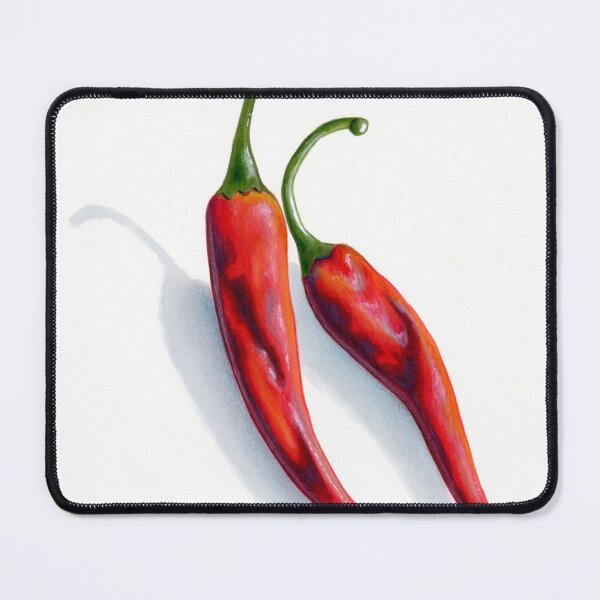 Item preview, Red Chili Peppers — Botanical Illustration designed and sold by S. Amado.