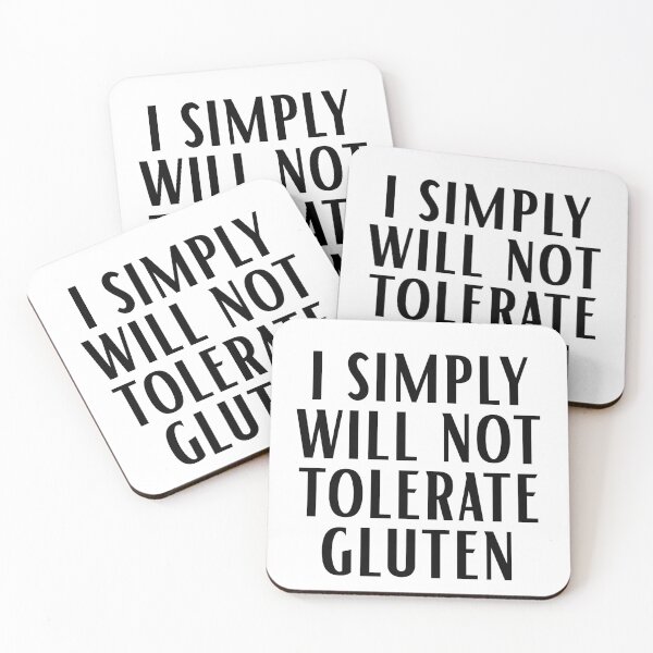 Item preview, Gluten Allergy and intolerance, Funny Allergy Quote, Food Allergy Sayings, Funny Foodie Allergy designed and sold by CCKimShop.