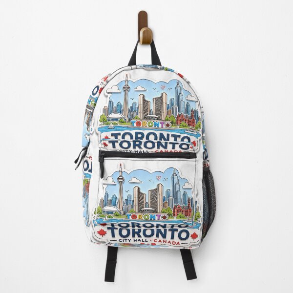 Item preview, Toronto City Hall Cute 3D Skyline Label Label Text TORONTO CITY HALL ?? designed and sold by PaintMeWorld.
