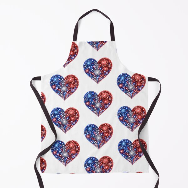 Item preview, Patriotic Firework Heart designed and sold by jgvisualarts.