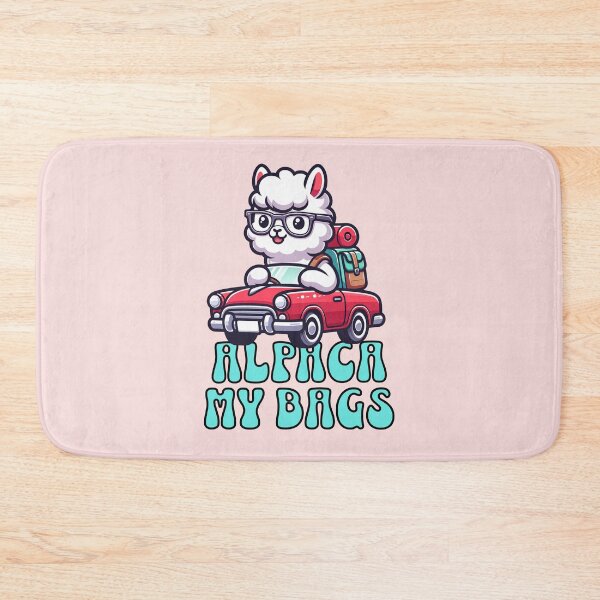 Item preview, Alpaca My Bags Funny Travel Alpaca – Cute Llama Road Trip Design designed and sold by Sachie's Studio.