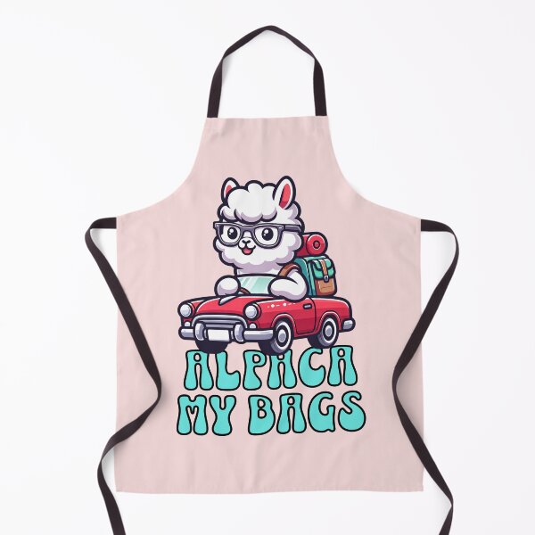 Item preview, Alpaca My Bags Funny Travel Alpaca – Cute Llama Road Trip Design designed and sold by Sachie's Studio.