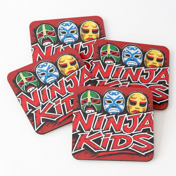 Item preview, The classic Ninja Kids set with its iconic masks designed and sold by killem667.