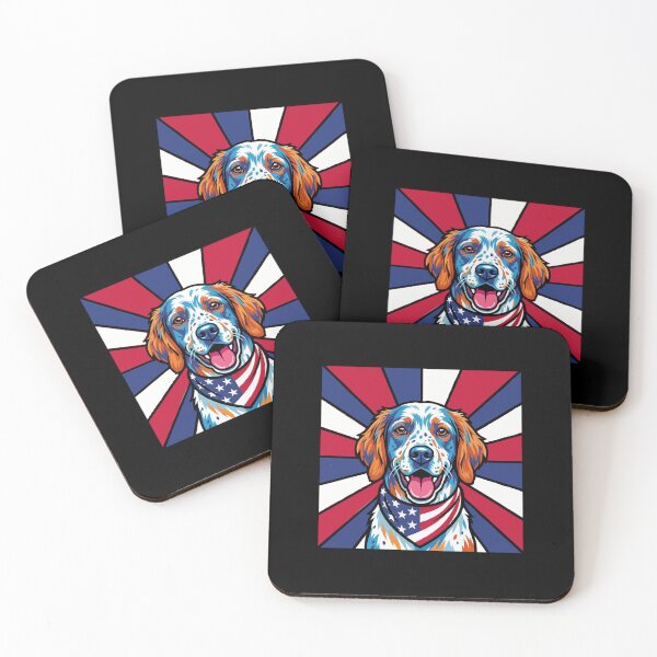 Item preview, English Setter 4th of July Dog – Patriotic USA Puppy Gift designed and sold by The Real Life Symphony.