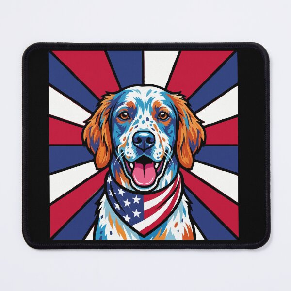 Item preview, English Setter 4th of July Dog – Patriotic USA Puppy Gift designed and sold by The Real Life Symphony.