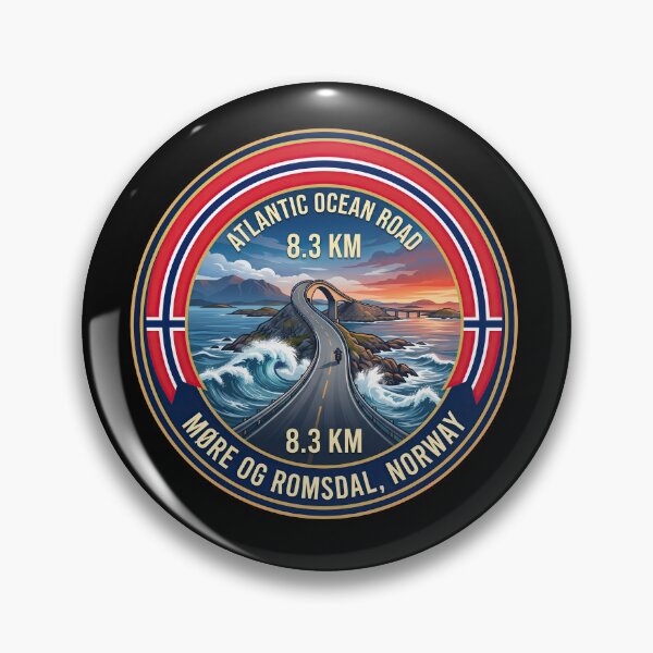 Item preview, Atlantic Ocean Road Scenic Norwegian Road Trip designed and sold by enzoade.