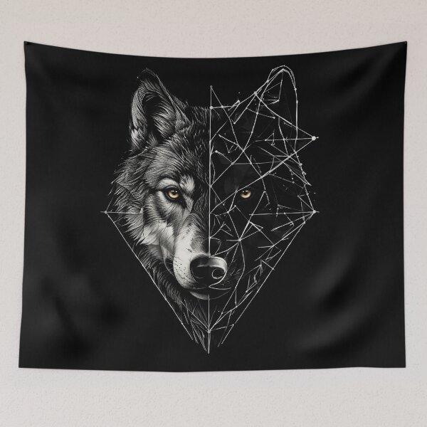 Item preview, Geometric Wolf designed and sold by diamdesign.