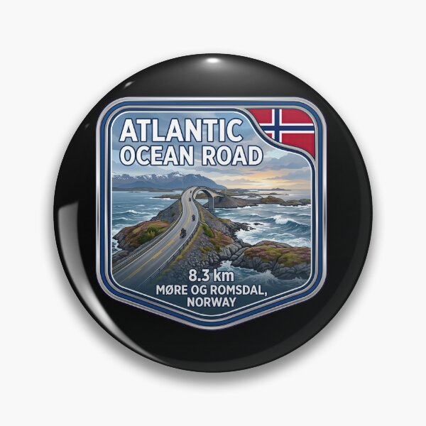 Item preview, Atlantic Ocean Road Legendary Coastal Highway designed and sold by enzoade.