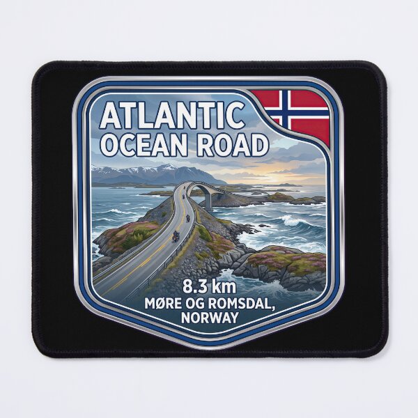 Item preview, Atlantic Ocean Road Legendary Coastal Highway designed and sold by enzoade.