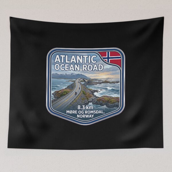 Item preview, Atlantic Ocean Road Legendary Coastal Highway designed and sold by enzoade.