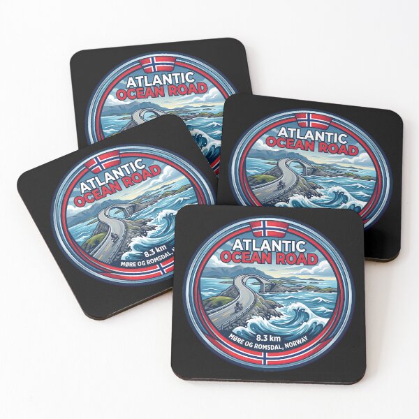 Item preview, Atlantic Ocean Road Ocean Bridge Adventure Norway designed and sold by enzoade.