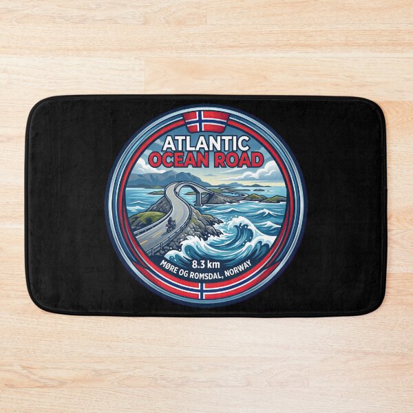 Item preview, Atlantic Ocean Road Ocean Bridge Adventure Norway designed and sold by enzoade.