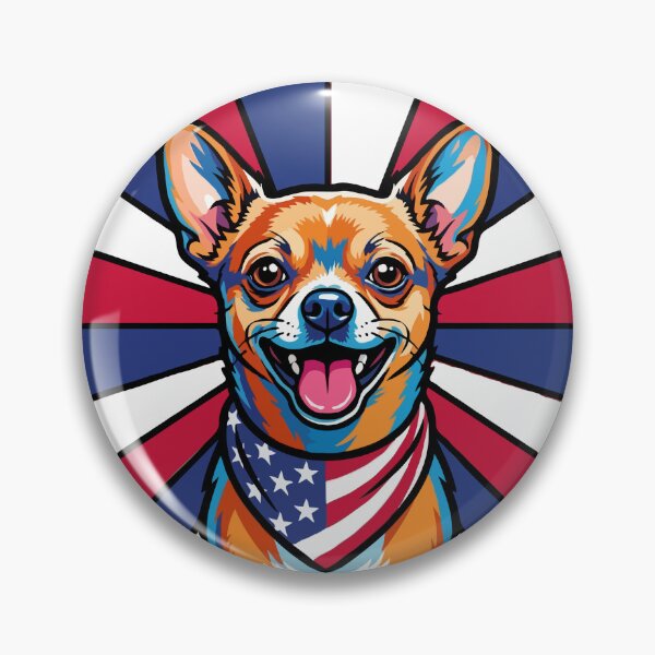 Item preview, Chihuahua 4th of July Dog – Patriotic USA Puppy Gift designed and sold by The Real Life Symphony.