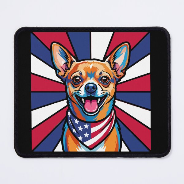 Item preview, Chihuahua 4th of July Dog – Patriotic USA Puppy Gift designed and sold by The Real Life Symphony.