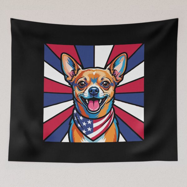 Item preview, Chihuahua 4th of July Dog – Patriotic USA Puppy Gift designed and sold by The Real Life Symphony.