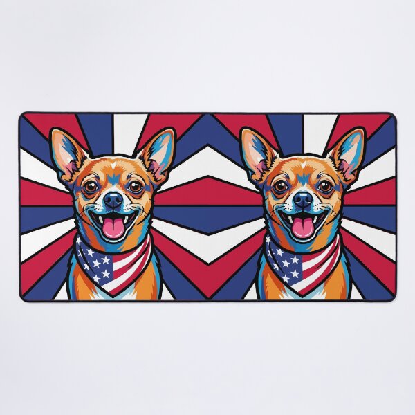 Item preview, Chihuahua 4th of July Dog – Patriotic USA Puppy Gift designed and sold by The Real Life Symphony.
