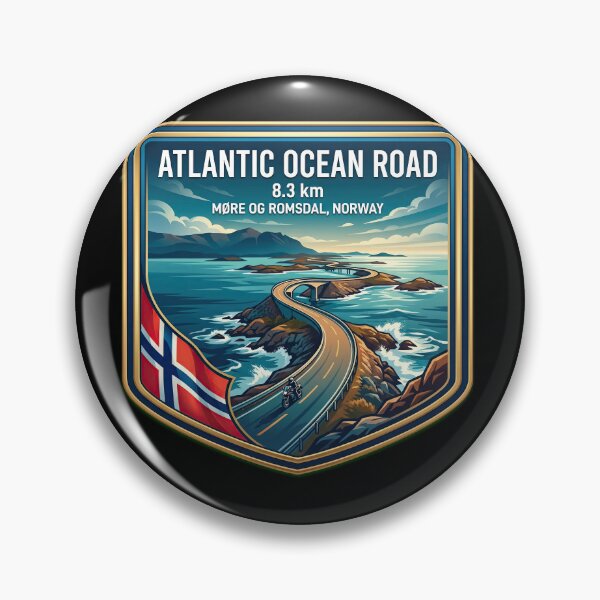 Item preview, Atlantic Ocean Road Epic Nordic Coastal Journey designed and sold by enzoade.