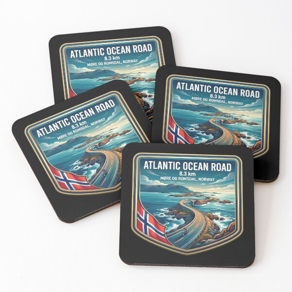 Item preview, Atlantic Ocean Road Epic Nordic Coastal Journey designed and sold by enzoade.