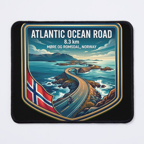 Item preview, Atlantic Ocean Road Epic Nordic Coastal Journey designed and sold by enzoade.