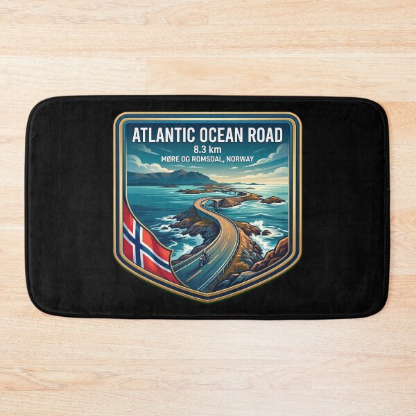Item preview, Atlantic Ocean Road Epic Nordic Coastal Journey designed and sold by enzoade.