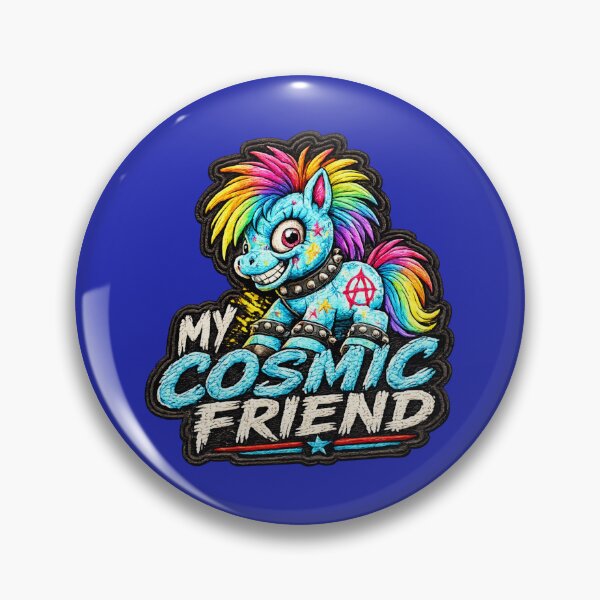 Item preview, My Cosmic Friend – Punk Pony Edition designed and sold by LAPUTIK.