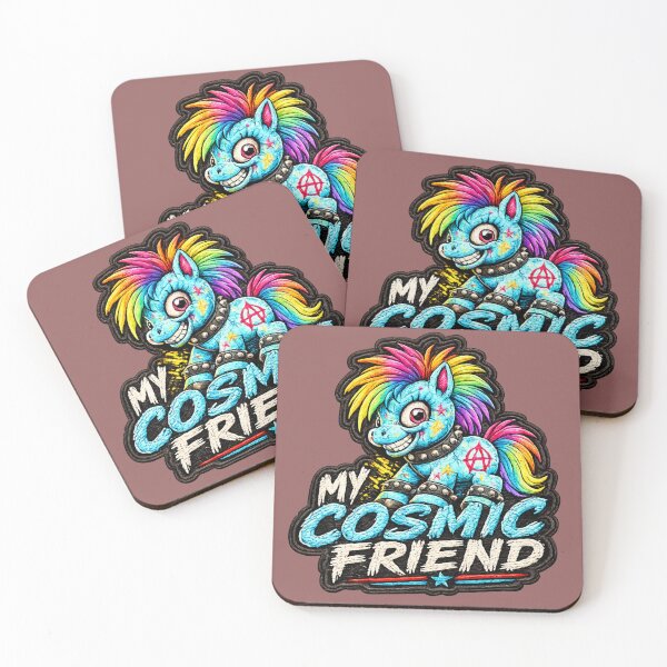 Item preview, My Cosmic Friend – Punk Pony Edition designed and sold by LAPUTIK.