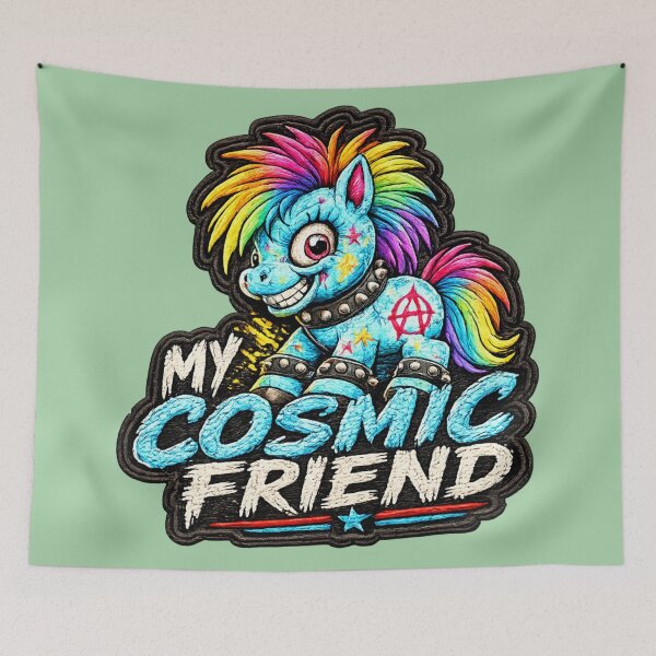 Item preview, My Cosmic Friend – Punk Pony Edition designed and sold by LAPUTIK.