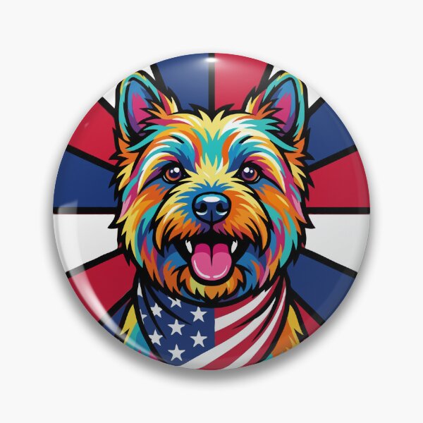 Item preview, Cairn Terrier 4th of July Dog – Patriotic USA Puppy Gift designed and sold by The Real Life Symphony.