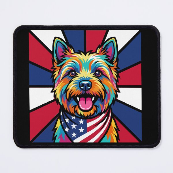 Item preview, Cairn Terrier 4th of July Dog – Patriotic USA Puppy Gift designed and sold by The Real Life Symphony.