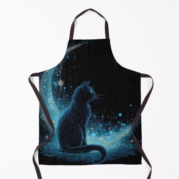 Item preview, Moonlight Cat designed and sold by LovePrintArt.
