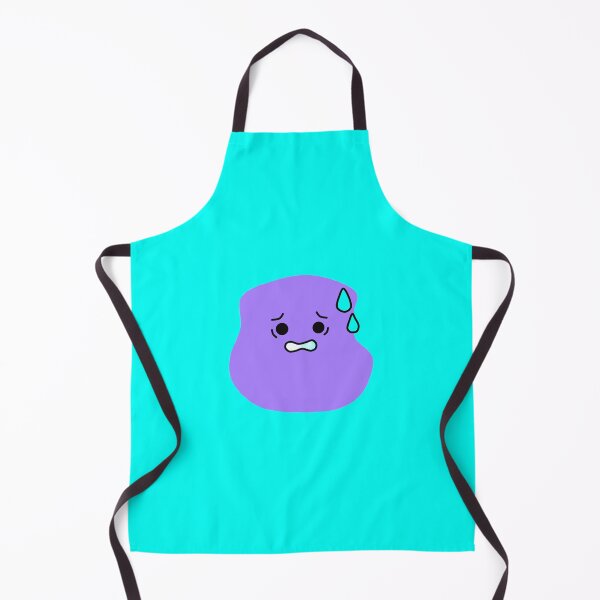 Item preview, Anxious Purple Blob Cartoon Character designed and sold by DailyDoodlesBySumbul.