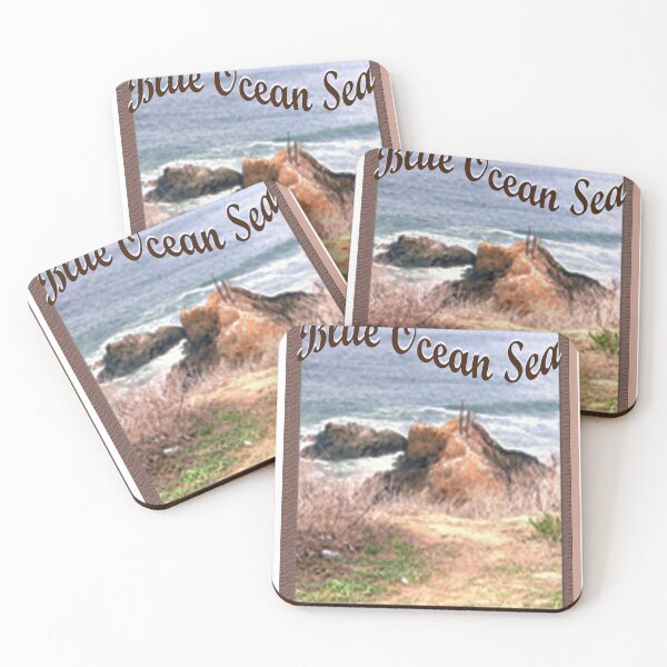 Item preview, "BLUE OCEAN SEA" Landscape D designed and sold by VAVibrationArt.