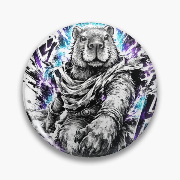 Item preview, Shonen Manga Capybara Hero Energy Design designed and sold by NovaMoodCo.