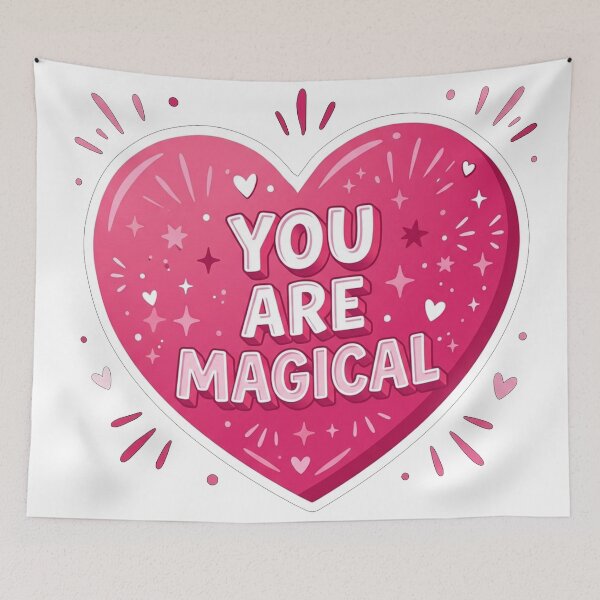 Item preview, You Are Magical Pink Heart designed and sold by Owcomm.