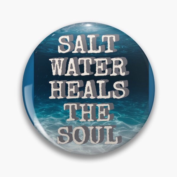 Item preview, SALT WATER HEALS THE SOUL designed and sold by Squirrel Adventurous.