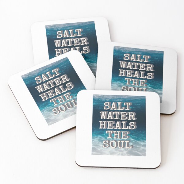 Item preview, SALT WATER HEALS THE SOUL designed and sold by Squirrel Adventurous.