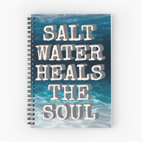 Item preview, SALT WATER HEALS THE SOUL designed and sold by Squirrel Adventurous.