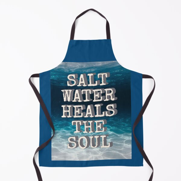 Item preview, SALT WATER HEALS THE SOUL designed and sold by Squirrel Adventurous.