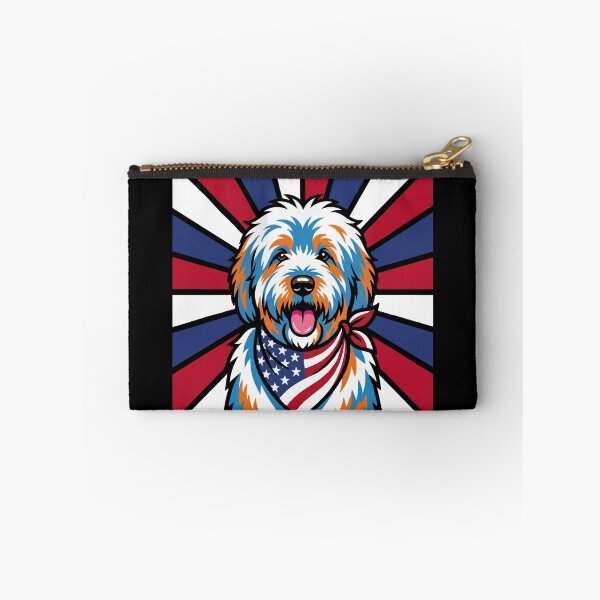 Item preview, Old English Sheepdog 4th of July Dog – Patriotic USA Puppy Gift designed and sold by The Real Life Symphony.