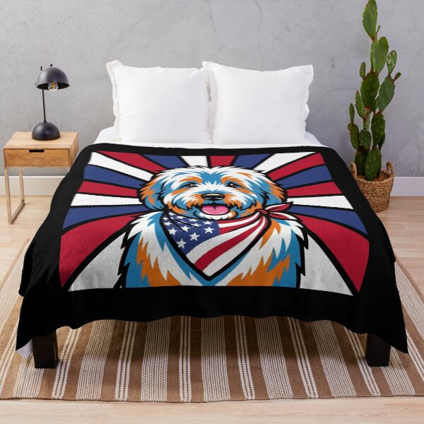Item preview, Old English Sheepdog 4th of July Dog – Patriotic USA Puppy Gift designed and sold by The Real Life Symphony.