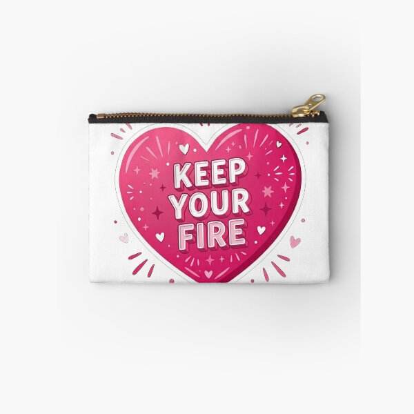 Item preview, Keep Your Fire Heart Motivational Quote designed and sold by Owcomm.