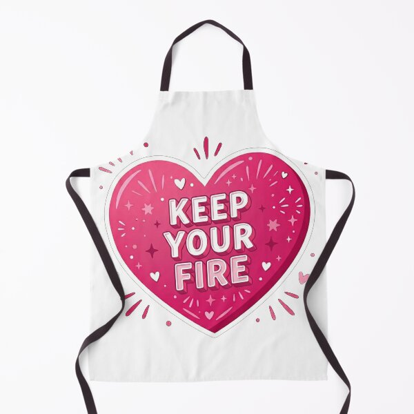 Item preview, Keep Your Fire Heart Motivational Quote designed and sold by Owcomm.