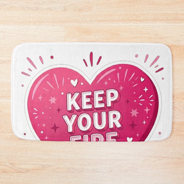 Item preview, Keep Your Fire Heart Motivational Quote designed and sold by Owcomm.