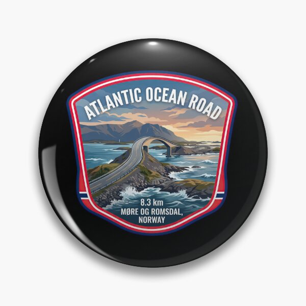 Item preview, Atlantic Ocean Road Legendary Norwegian Route designed and sold by enzoade.
