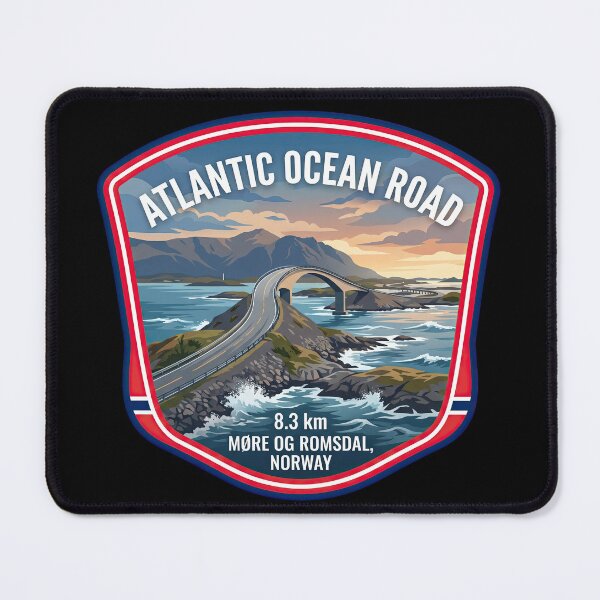 Item preview, Atlantic Ocean Road Legendary Norwegian Route designed and sold by enzoade.