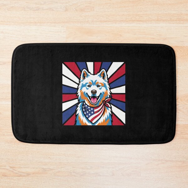 Item preview, Samoyed 4th of July Dog – Patriotic USA Puppy Gift designed and sold by The Real Life Symphony.
