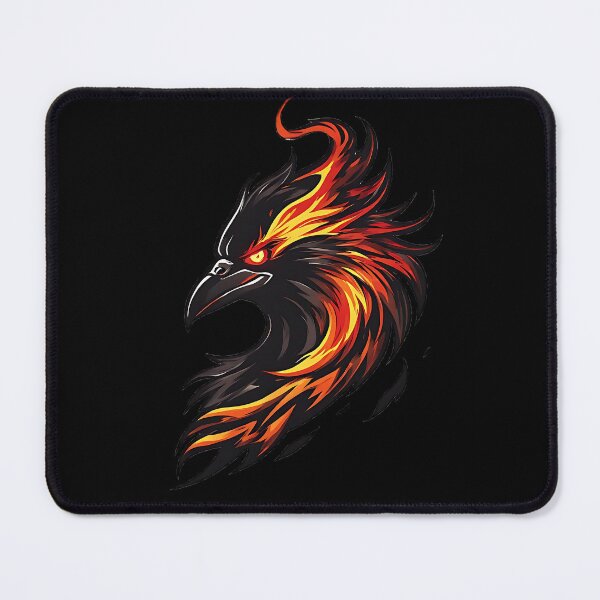 Item preview, Fierce Flaming Eagle Mascot Vector designed and sold by UrbanPrts.