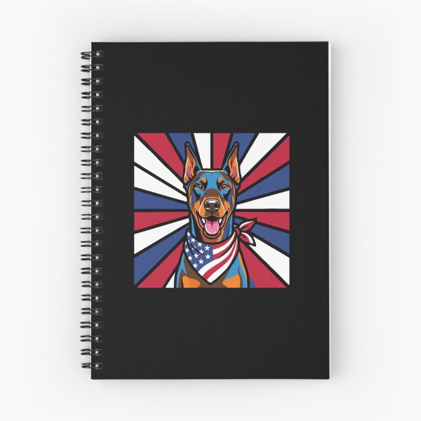 Item preview, Doberman Pinscher 4th of July Dog – Patriotic USA Puppy Gift designed and sold by The Real Life Symphony.