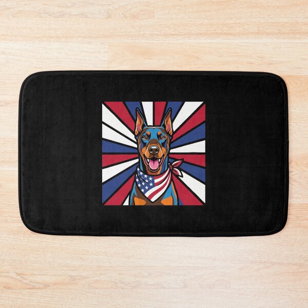 Item preview, Doberman Pinscher 4th of July Dog – Patriotic USA Puppy Gift designed and sold by The Real Life Symphony.